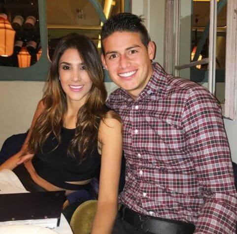 Wilson James Rodriguez Bedolla’s son, James Rodriguez, with his ex-wife.